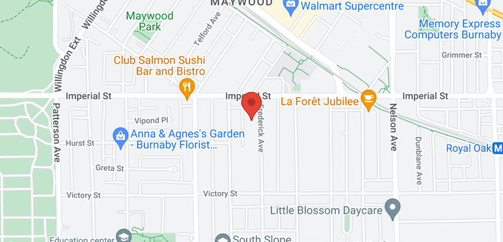 map of 6907 FREDERICK AVENUE